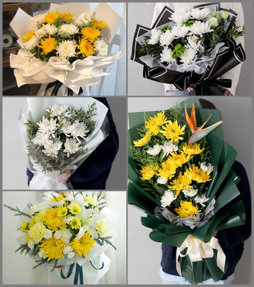 浙江省台州玉环县干江镇白马岙村白事花束代送